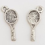 Charm Raquete de ténis Sport N°05 Prata