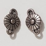 Pendente flor em metal N°093 Prata