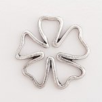 Amuleto de flor Metal N°095 Prata