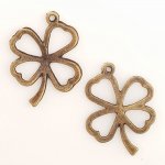 Pendente Flor em Metal N°117 Bronze