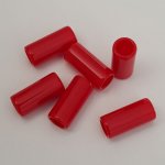 Tubo de pérola vermelho