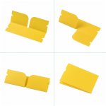 Organizador de clipes de plástico para arrumação Amarelo
