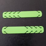 Cinta elástica Protector auricular ajustável para máscara N°02 Verde