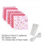 Kit de material para máscaras Vermelho