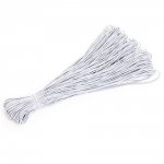 Máscara elástica redonda 2,5 mm Branco a 10 cm