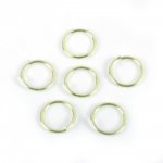 20 anéis de junção abertos 06 mm em ouro rosa