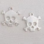 Pendente caveira e ossos cruzados N°14