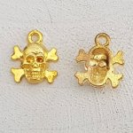 Pendente caveira e ossos cruzados N°15