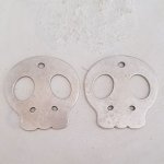 Pendente caveira e ossos cruzados N°21