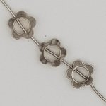 Amuleto de flor Metal N°033-02 Prata