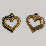 Amuletos em forma de coração N°17 V