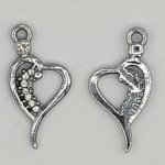 Amuletos em forma de coração N°19