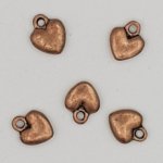 Amuletos em forma de coração N°38 Cobre