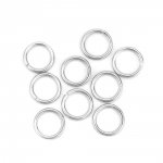 10 Anéis de junção abertos 11 mm Inox