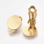 Suporte para brincos Clips Bandeja Aço inoxidável Ouro N°02