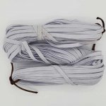 Máscara plana elástica 5 mm branca N°03 x 20 metros