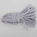 Máscara plana elástica 5 mm branca N°03 x 7,50 metros