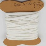 Máscara plana elástica 3 mm branca x 8 metros