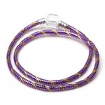 Pulseira de clipe europeu 17 cm Fecho liso N°28-02