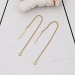 Suporte para brincos N°27 Corrente banhada a ouro