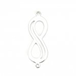 Conector com o símbolo 'Infinito' em cobre platina de 18k