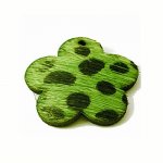 Flor de pêlo verde 30x30mm x 1