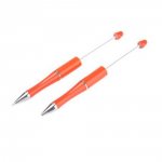 Caneta decorativa para missangas Laranja para personalização x 1 peça