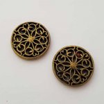 Charm Diversos N°013 Bronze Redondo