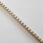 Corrente de malha quadrada de 4 mm Prata