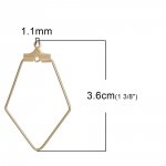 Suporte para brincos em ouro Diamond Primer N°02 x 1 peça