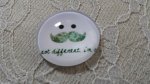 cabochão de vidro redondo 25mm bigode 028 