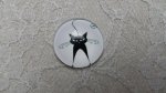 cabochão de vidro redondo 25mm cat 018 