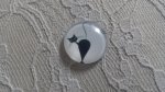 cabochão de vidro redondo 25mm cat 002 