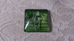 cabochão de vidro quadrado 30mm 026 