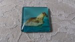 cabochão quadrado de vidro 30mm 022 