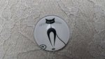 cabochão de vidro redondo 20mm cat 016 