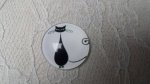 Cabochão de vidro redondo 20mm cat 005 