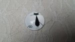cabochão de vidro redondo 20mm cat 004 