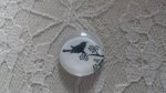 cabochão de vidro redondo 20mm aves 016 
