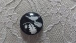 cabochão de vidro redondo 20mm aves 005 
