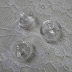 Bolas de vidro para encher redondas 10mm 10 peças