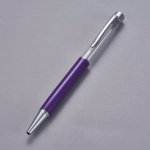 Caneta para decoração de missangas tubo vazio para personalizar prata índigo x 1 peça