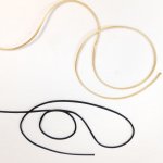 Material sintético de 2mm de diâmetro de rabo de rato.