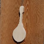 Bandolim de madeira maciça ht15cm, decoração musical de casamento presente de músico feito à mão