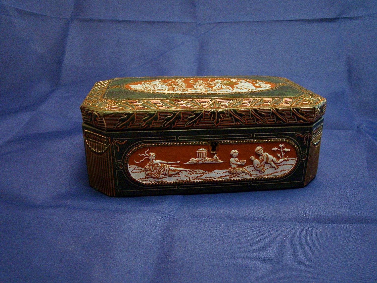 Caixa de Jóias Vintage com fechadura