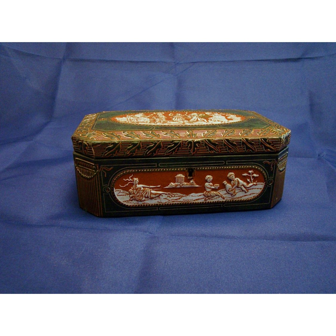 Caixa de Jóias Vintage com fechadura