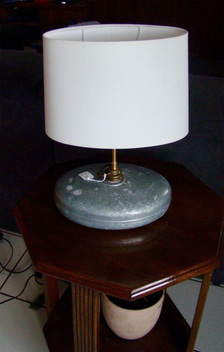 Lâmpada de Zinco Antique para garrafas de água quente 
