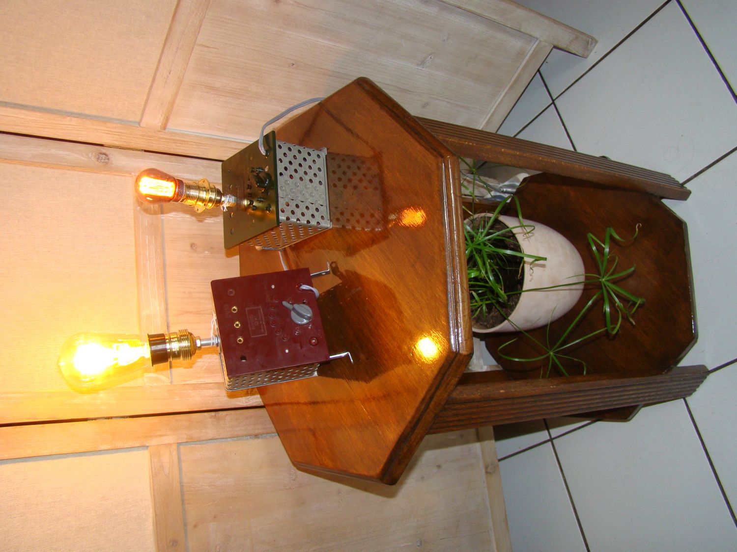 Lâmpada do futuro Steampunk retro 2