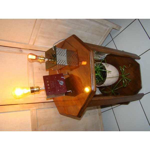 L&acirc;mpada do futuro Steampunk retro 2