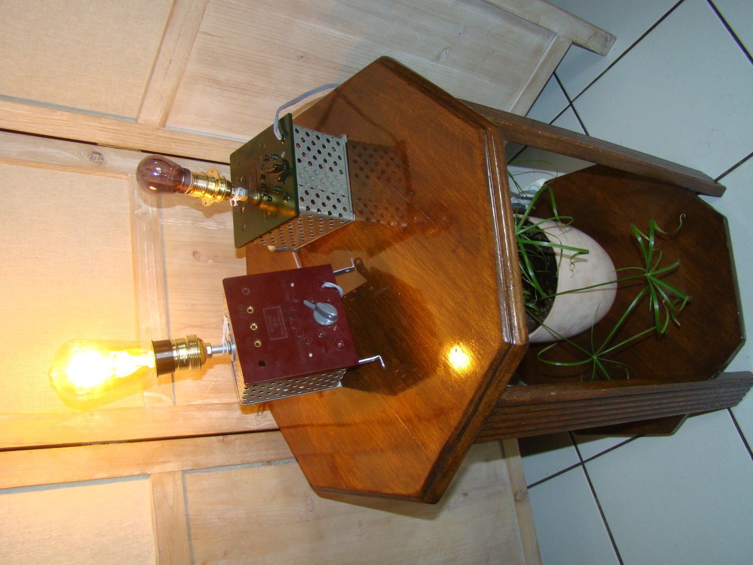 Lâmpada do futuro Steampunk retro 2